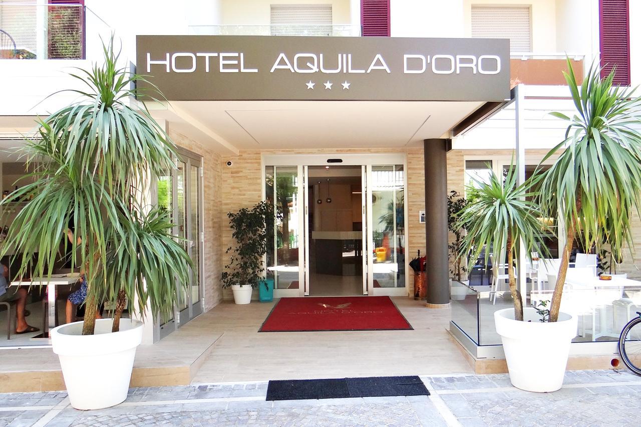 Hotel Aquila D'Oro Мизано-Адриатико Экстерьер фото